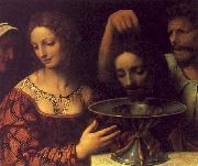 Bernadino Luini The Executioner Presents John the Bapist's Head to Herod oil painting reproduction